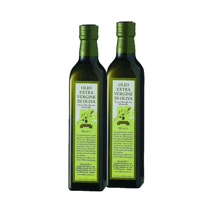 Natives Olivenöl extra, aus SARDINIEN, 2 x 0,50 Liter
