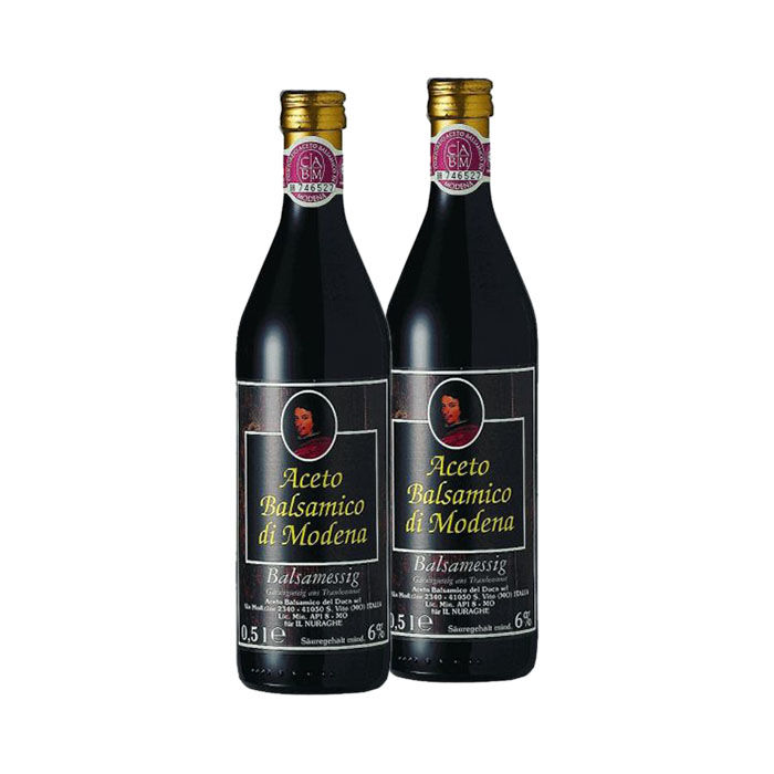 Aceto Balsamico Reife ca. 4 Jahre 2 x 0,5 Liter