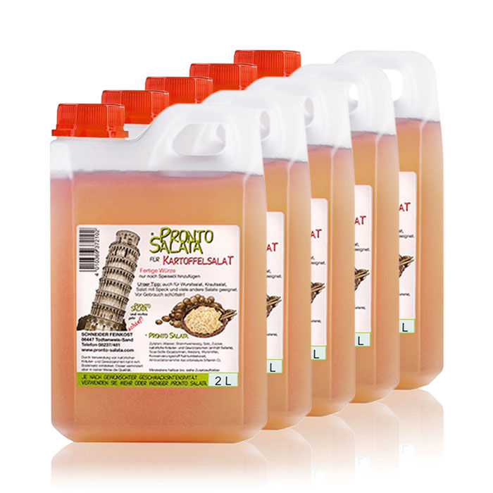 Pronto Salata, Kartoffelsalat-Würze, 5 x 2 Liter