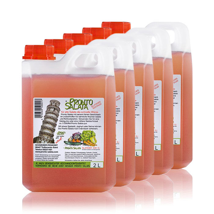 Pronto Salata, süß-sauer, 5 x 2 Liter