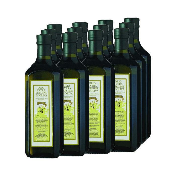 Natives Olivenöl extra, aus SARDINIEN, 9 x 1 Liter