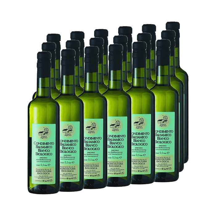 Condimento Balsamico Bianco BIO 18 x 0,5 Liter