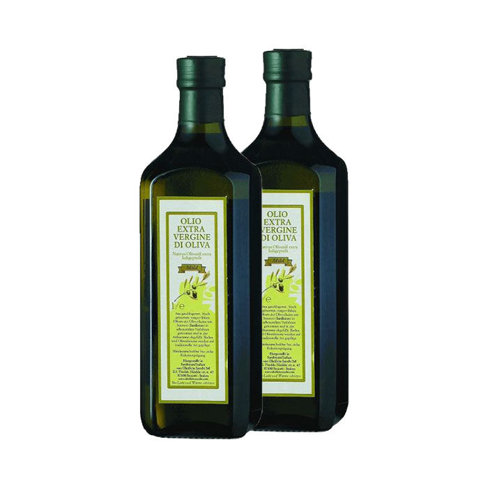 Natives Olivenöl extra, aus SARDINIEN, 2 x 1 Liter