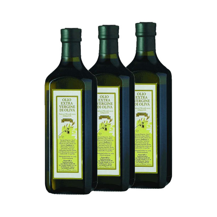 Natives Olivenöl extra, aus SARDINIEN, 3 x 1 Liter
